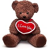 Bears For Humanity 16" I Love You Bear, Brown