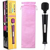 Finever Vibrating Massager Big Tool Deep Tissue Full Body Massager for Muscle Relief Back Neck Hand Foot Leg Arm Massage Powerful for Women 10 Speeds (Black)