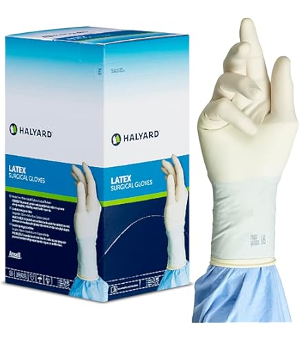 Amazon.com: HALYARD Surgical Gloves Sterile Polyisoprene