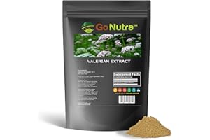 Go Nutra Valerian Root Extract Powder 10:1 Extra Strength 8 oz. Herbal Supplement