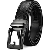 CHAOREN Ratchet Kids Belt, Dress Boys Leather Belt, 1.25" Adjustable for Casual and Formal Wear