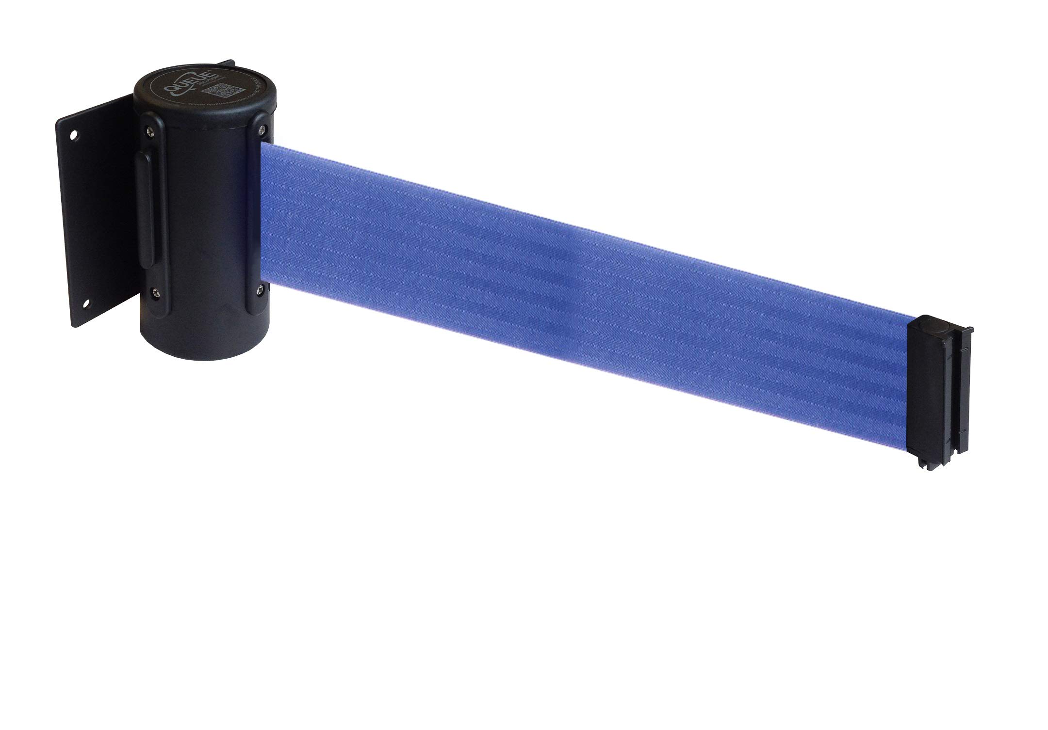 Flexibarrier Wall Mount Including Barrier Tape (Economy) 2.3 m / 4.5 m (2.3 m, Black/Blue)