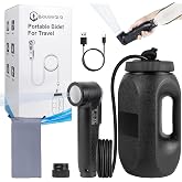 Portable Bidet for Travel, 1600mAh Electric Handheld Bidet with 2.5L Tank | USB-C Rechargeable, Dual Spray Modes (Jet/Shower), Personal Hygiene Sprayer for Home, Camping, Postpartum &amp; Elderly Care
