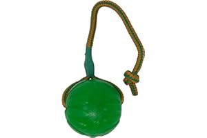 Starmark Everlasting Fun Ball on a Rope Dog Toy,Greens,Medium/Large