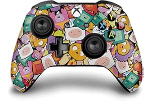 Head Case Designs Officially Licensed Adventure Time Pattern Graphics Vinyl Sticker Gaming Skin Decal Cover Compatible with Xbox One S/X Controller