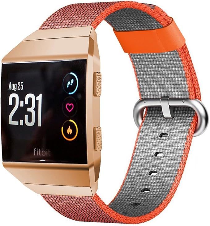 fitbit ionic burnt orange bands