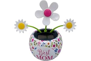 Solar Dancing Car Dashboard Ornament, Swinging Flower Figure, Decorative Desk and Windowsill