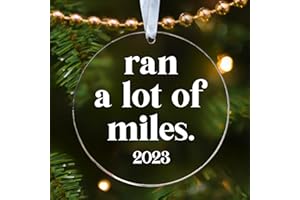 PAWZITY Running Ornament - Running Ornaments for Christmas Tree - Running Christmas Ornament, Cross Country Ornament, Cross Country Runner Ornament - Cross Country Running Gifts - Acrylic Run Ornament 2023