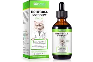 Hairball Treatment for Cats - Cat Hairball Remedy - with Natural Ingredients & Vitamins - Kitten Furball Treatment - Supports