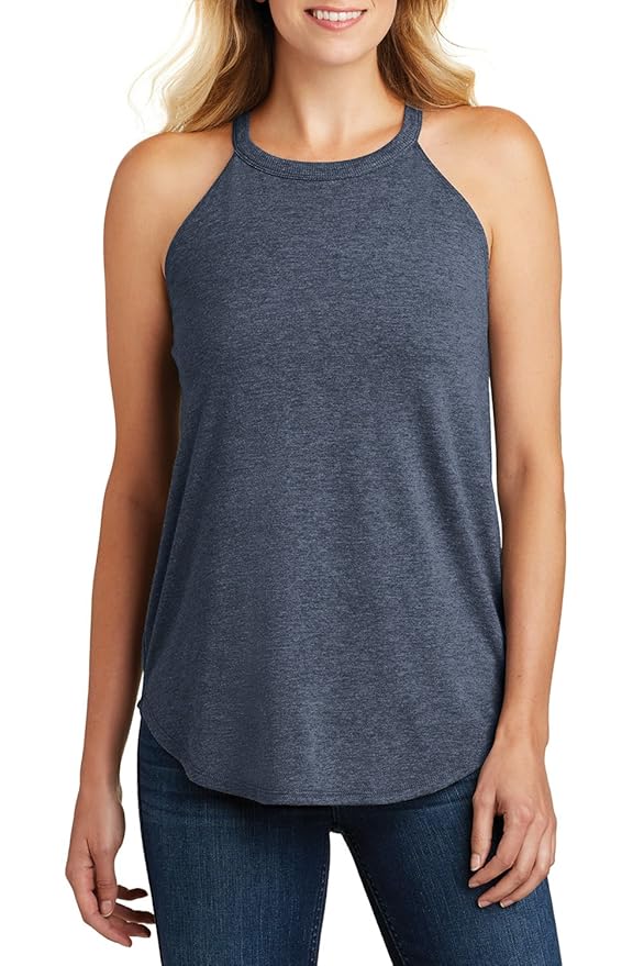 Buy Abninigee Womens Spaghetti Strap High Neck Halter Tank Tops Plain