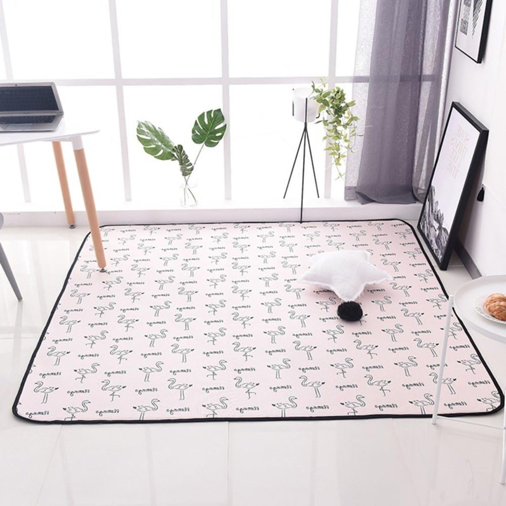LIUZEIMIN Summer mat,Baby crawling mat Children's play mat Bedroom Living room Waterproof Coffee table mat-A 180x195cm