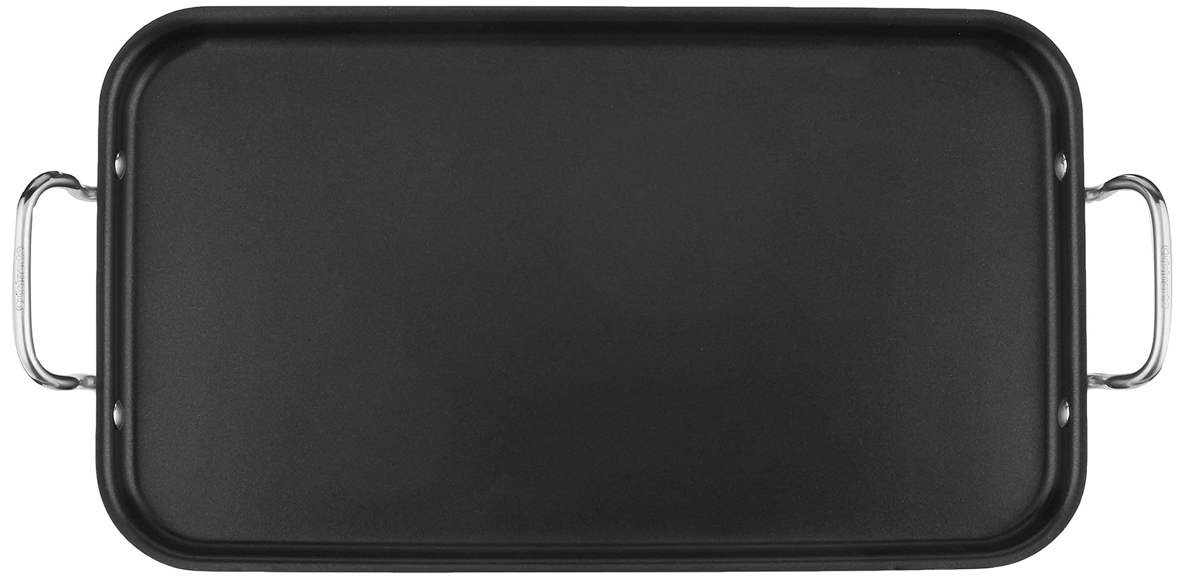 Cuisinart ダブルバーナーグリドル 10インチ x 18インチ ステンレススチール
