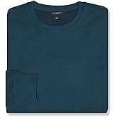 Banana Republic Mens 537460 Refined Waffle Knit Cotton Blend Long Sleeve Thermal Shirt, (X-Large, Teal Shadow)