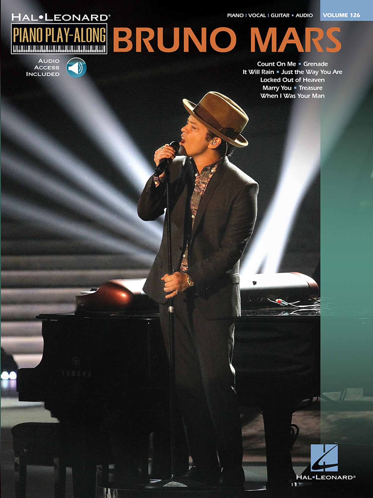 Piano Play-Along Volume 126: Bruno Mars (Hal Leonard Piano Play-Along, 126)