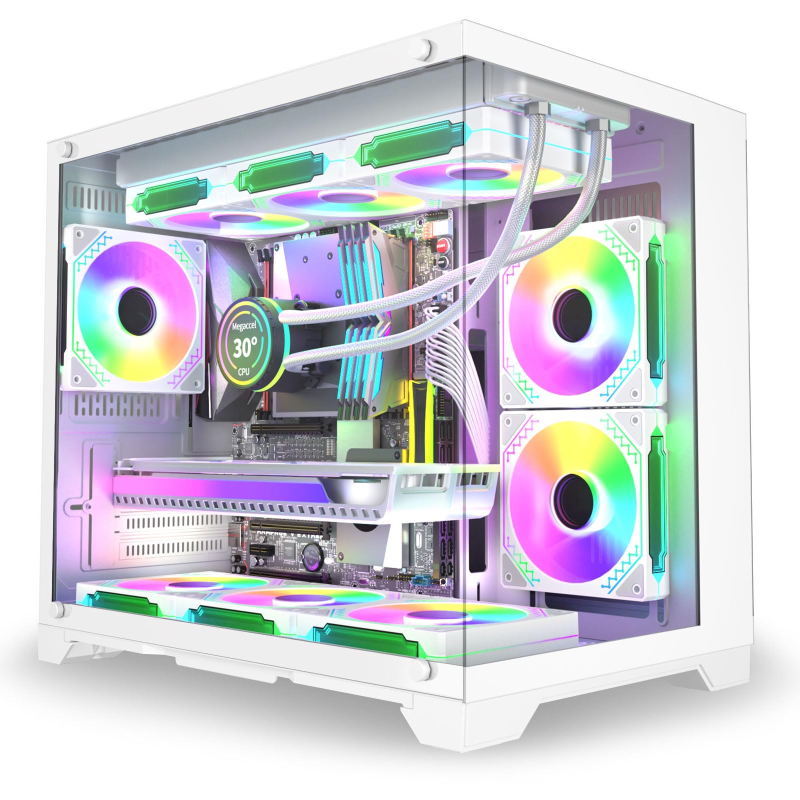 Megaccel MATX PC Case (Not for ATX)