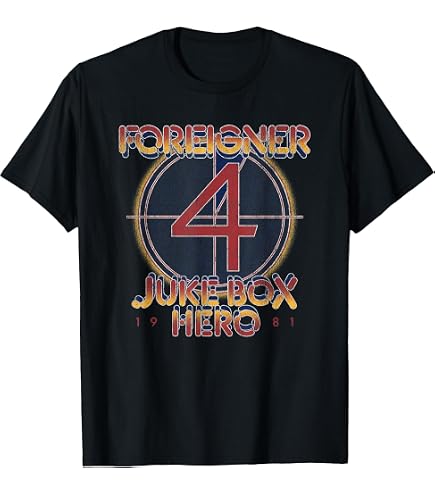 Amazon.com: Foreigner 1978 World Tour Crew Neck Short Sleeve Men's