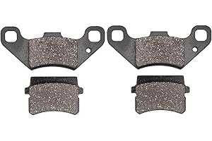 WNOOENG Rear Disc Brake Pads for 50cc 70cc 90cc 110cc 125cc Taotao Coolster Kazuma Supermach Tank Kandi Roketa Sunl Coleman KT196 CK100-S SK100 Baja DongFang ATV Quad 4 Wheeler Pit Dirt Bike Go Karts Parts
