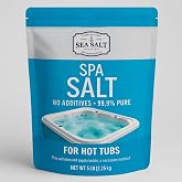 Sea Salt Superstore Hot Tub Spa Salt for Water Systems, 5 lb / 500 Gallons | For chlorine generators, pool salt for Hotspring, Jacuzzi, Caldera, Ace &amp; Freshwater