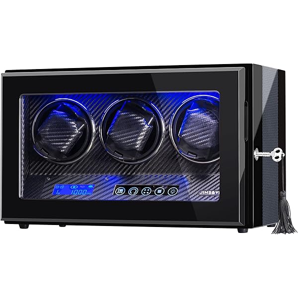 JINS &VICO WATCH WINDER 8本 Amazon.com: Watch Winder, Piano Finish with Adjustable