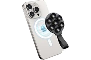 JOYROOM Suction Phone Case Mount, Magnetic Silicone Suction Cup Phone Grip Holder Stand for iPhone 16 Pro Max, Hands-Free Cell Phone Accessory Holder for Selfies and Tiktok Videos, Creator and Sharer