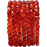 Natural Faceted Red Agate Cube Stone Beads 5-5.5mm 60pcs/str Loose Square Semi Gemstone Stone Beads for Making Bracelets Necklace Earrings
