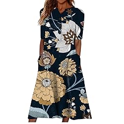 Dresses for Older Women Summer Women's 2024 Casual
