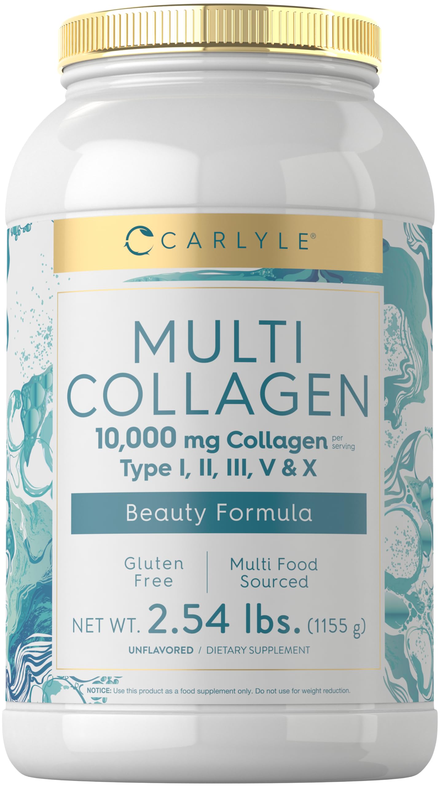 Carlyle Multi Collagen Peptides Powder 40 oz