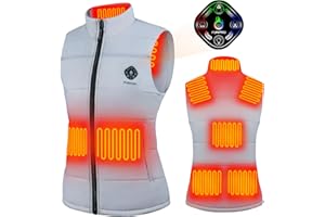 FUNPRO Heated Vest for Women, Smart Heated Jacket, Lights-out Design, Battery Pack Not Included