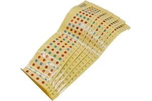 Geesatis 4-String Bass Scales Stickers Fretboard fingerboard Note Label for Guitar Bass, 5 PCS