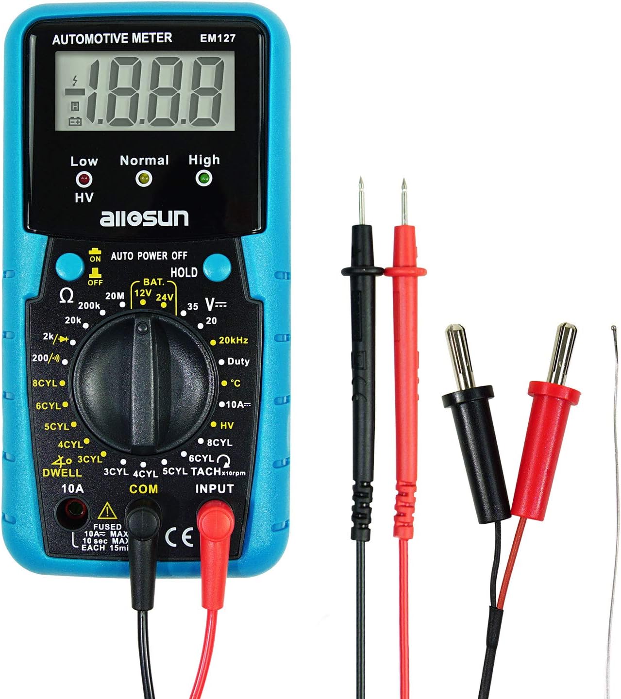 ALLOSUN EM127 Digital Automotive Multimeter, Multimeters & Analyzers