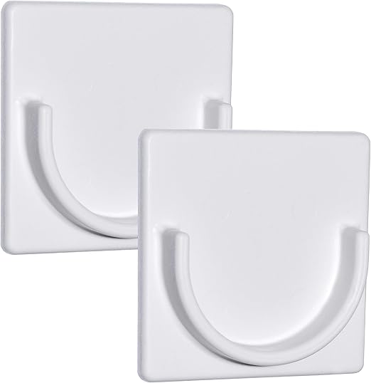 Amazon Com Adherion Adhesive Shower Curtain Rod Holder Rod