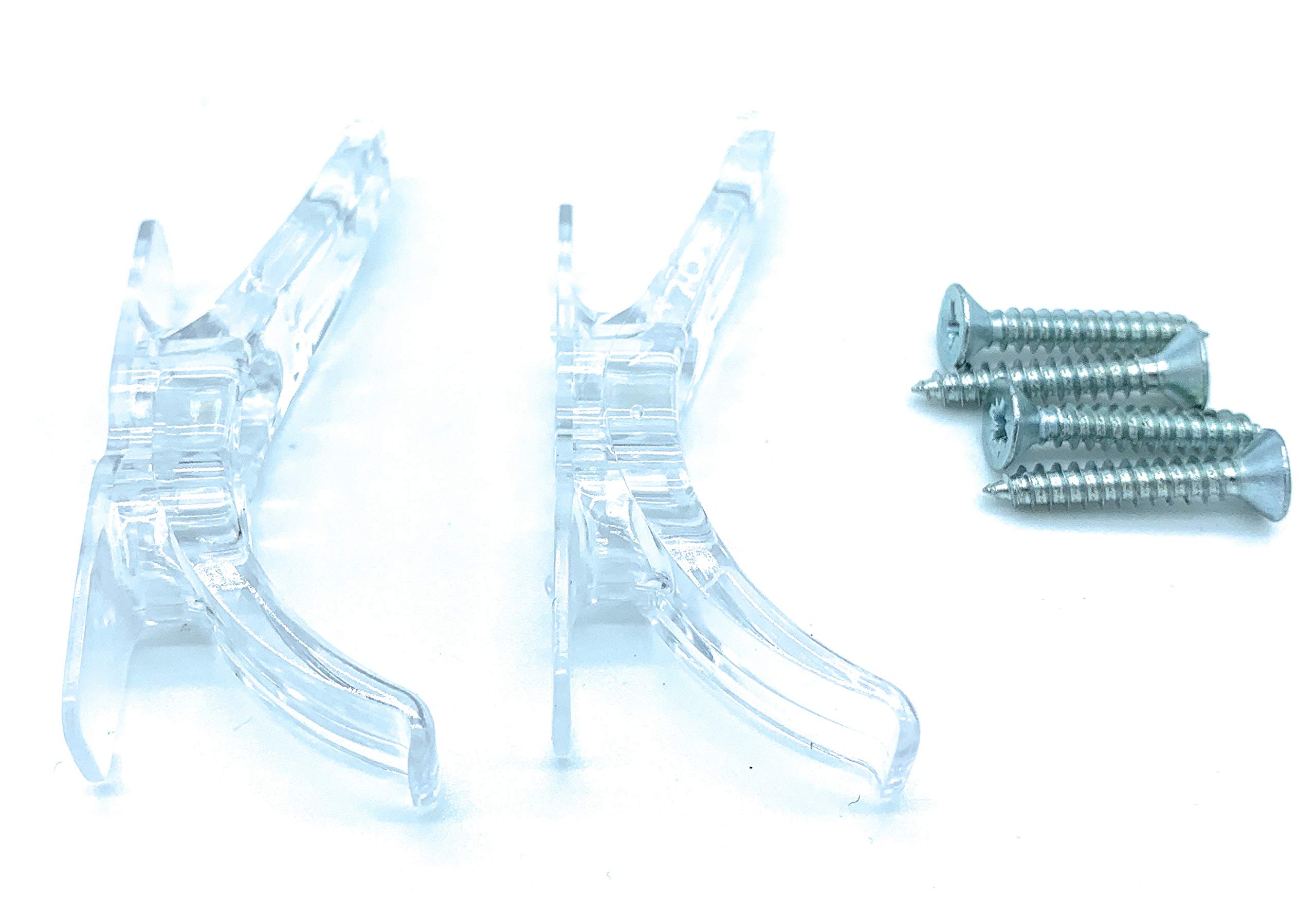 Blind/Curtain Cord Hook (Cleat) - Pack of 2 with Screws