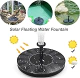 Jsdoin Solar Fountain Pump 7 Nozzles 1.5W for Garden Pond Bird Bath view 3
