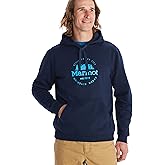 MARMOT Men's Culebra Peak Hoody - Hooded Midweight Pullover Fleece Sweatshirt with Screen Printed Graphic and Kangaroo Pocket
