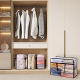 Lifewit 4 Pack 60L Clear Plastic Storage Bags with Handles view 8