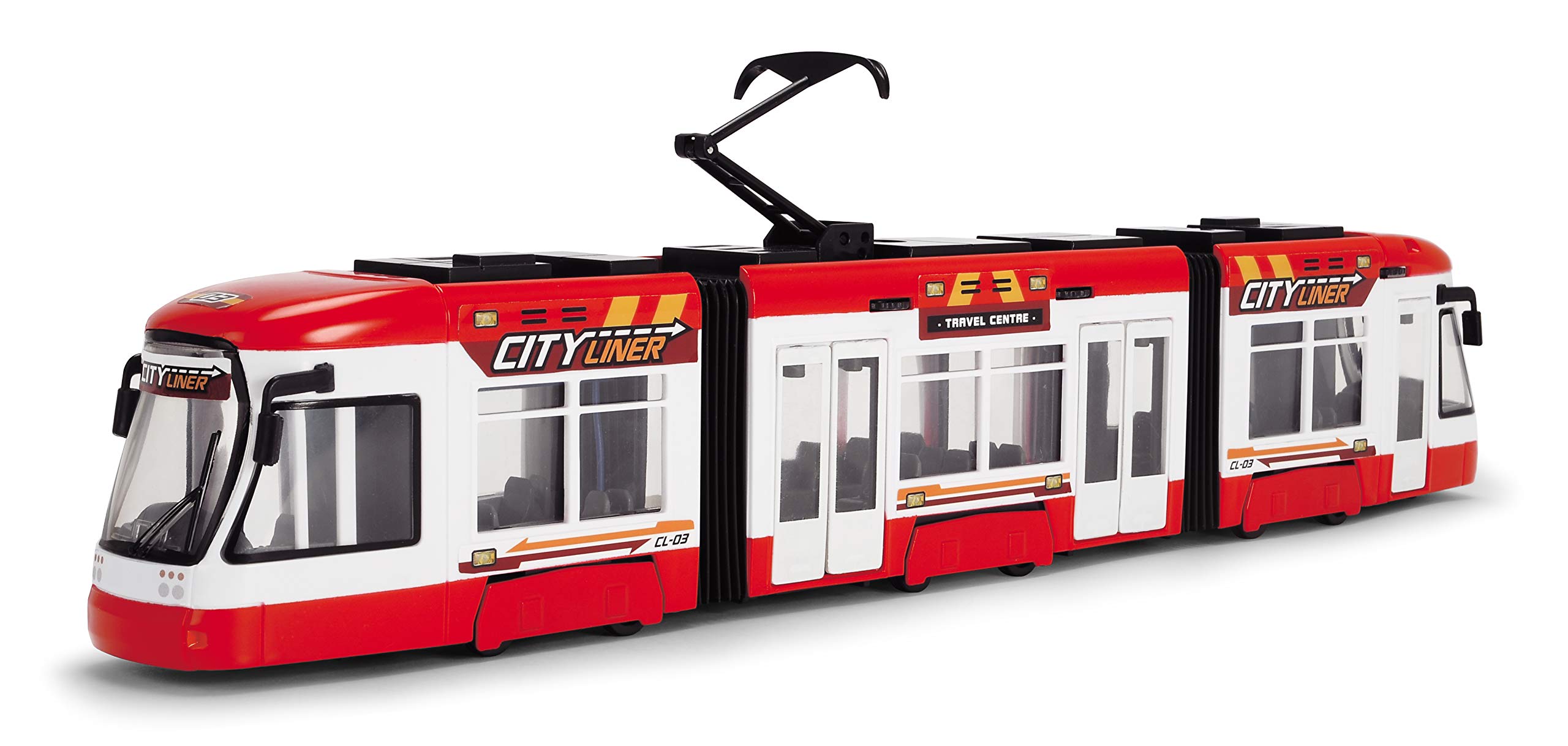 Dickie Toys 2.03749E+11 City Liner, Tram, Train, 46 cm, red