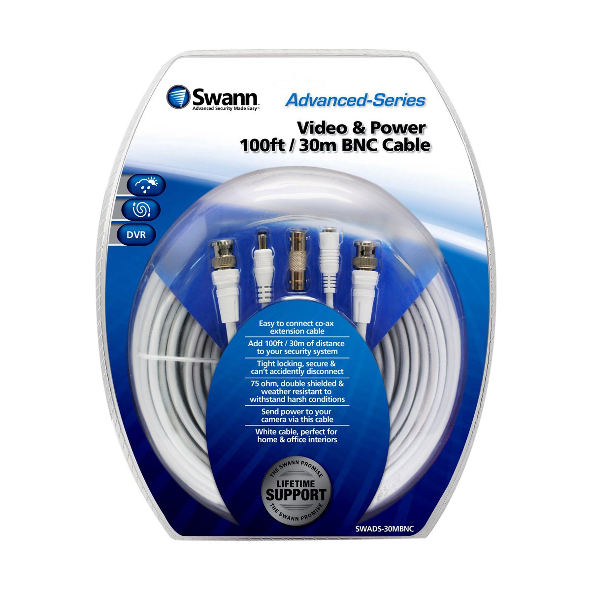 Amazon Swann Security Cable Swann SWADS-30MBNC-GL Video
