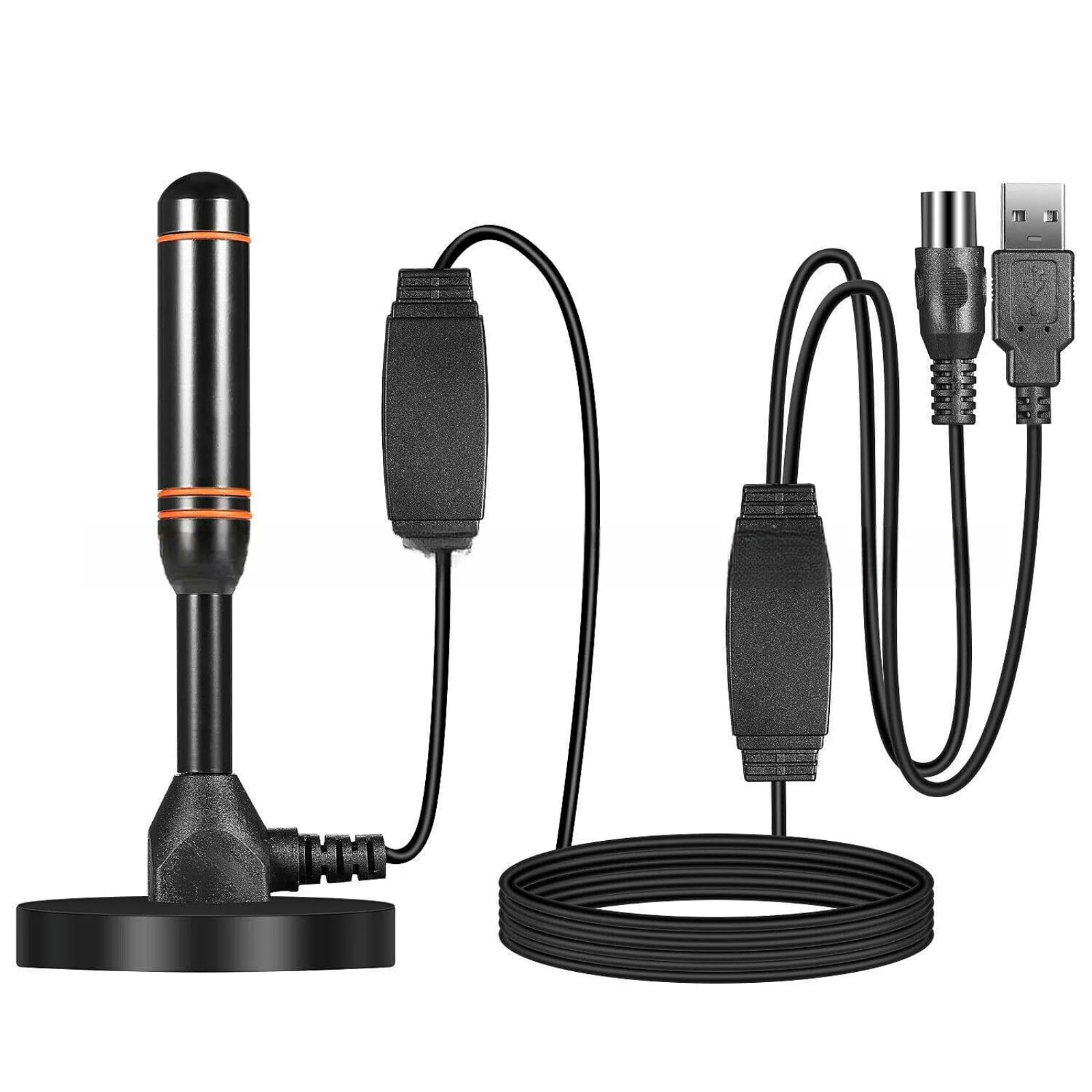 HALOULENI High Gain TV Aerial Portable Indoor/Outdoor Digital HD Freeview Antenna for Smart TV