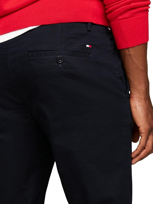 Herren Chino Hose Bleecker Essential Twill Slim Fit, Blau (Desert Sky), 28W/36L