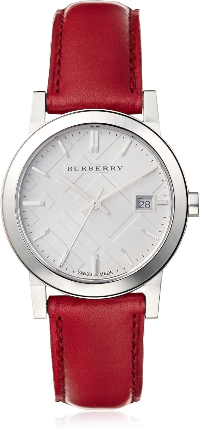 burberry red watch