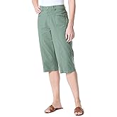 Gloria Vanderbilt Womens High Rise Ribbed Waist Cargo Skimmer Short Standard