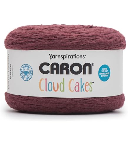 Caron Wolkenkuchen Garn – 250 G Graphit | Flauschiges Polyester-Garn Für Strick- & Häkelprojekte