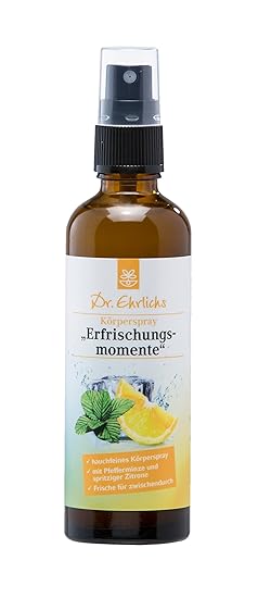 Dr. Ehrlichs Körperspray'Erfrischungsmomente' Kühl-Spray für Damen - Body Splash die perfekte Abkühlung im Sommer - Im Spätso