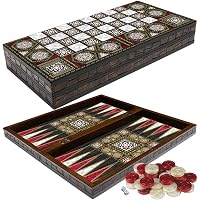Backgammon De Mosaico Antiguo Staroyun, 25 X 49 X 7.5 Cm, | Envío gratis Backgammon De Mosaico Antiguo Staroyun, 25 X 49 X 7.5 Cm, | Envío gratis