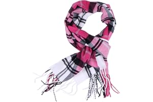 TZ Promise Herringbone Houndstooth Checked Pattern Cashmere Feel Classic Soft Luxurious Winter Scarf For Men Women