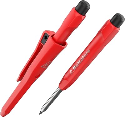 Hultafors Carpenter Pencil Deep Hole Marker HDM with Sharpener & Graphite Lead