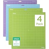 Cricut Cutting Mat Variety Pack (4 Count, 12in x 12in) | For Explore &amp; Maker Machines - Includes 2 StandardGrip, 1 LightGrip, 1 StrongGrip
