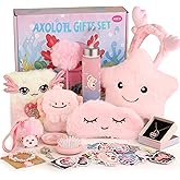 Kaelinda Axolotl Gifts for Girls - Birthday Gifts for Girls Age 4-6 6-8, Axolotl Girls Gifts for Daughter Niece 3 4 5 6 7 8 Year Old, Axolotl Toys for Kids Birthday Valentine Day Gifts