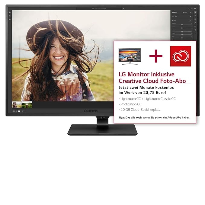 LG IT Products 43UD79-B 107,98 cm (42,51 Zoll) Monitor (IPS, 4K, 4x HDMI, 5ms Reaktionszeit) schwarz