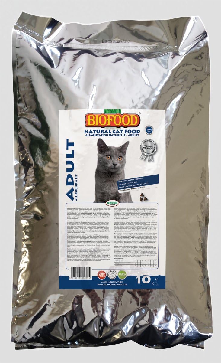 Biofood Croquette Chat Adult 10kg Amazon Fr Animalerie